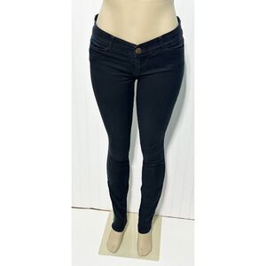 Current/Elliott Women's The Jean Legging Skinny Jeans Jeggings Jet Black Size 28